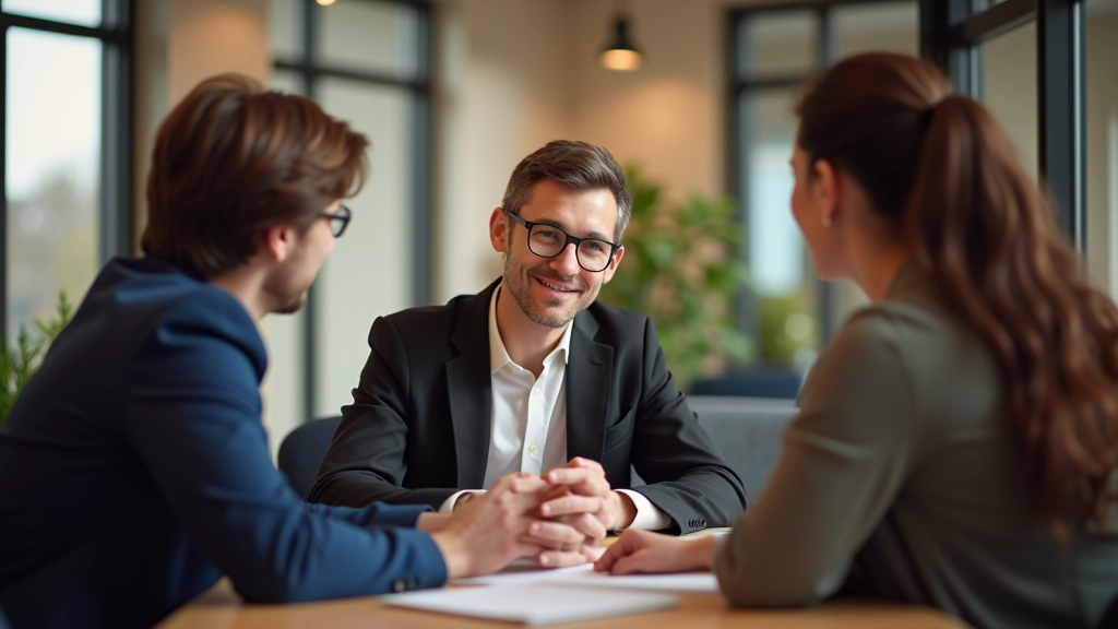 Teamleden in gesprek in professionele omgeving