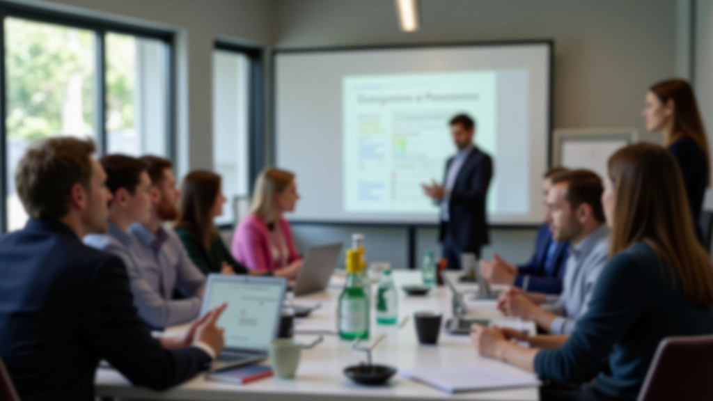 Communicatie trainingssessie met groepsdeelnemers