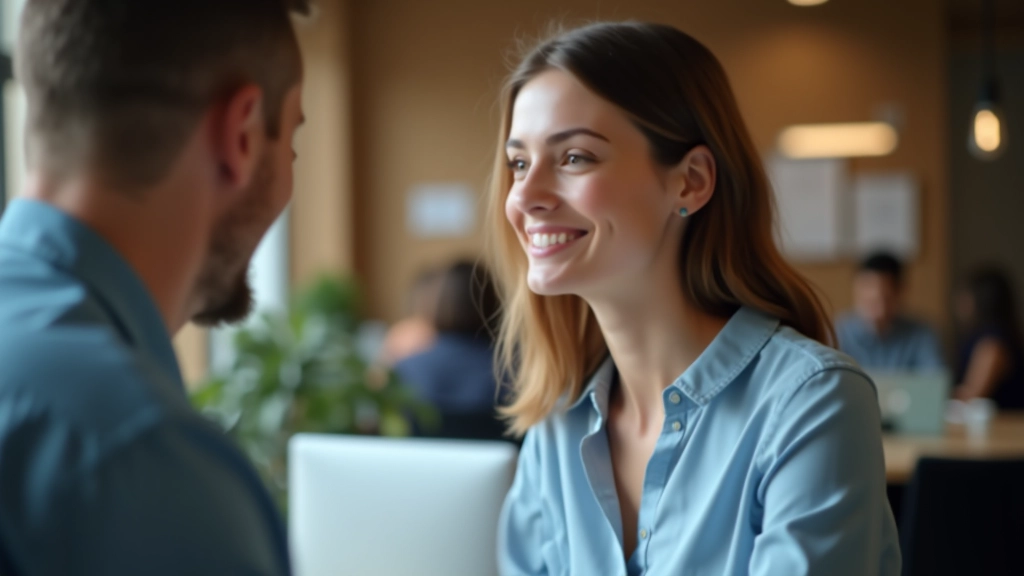 Twee professionals in gesprek, een luistert aandachtig, beide gezeten aan tafel met notitieblok
