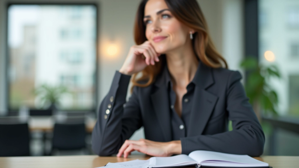 Persoon zit op kantoor en noteert punten voordat hij feedback geeft